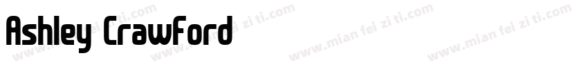 Ashley Crawford字体转换